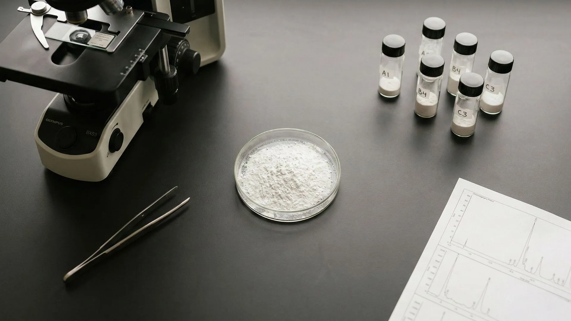 Talc mineral sample used in consumer products